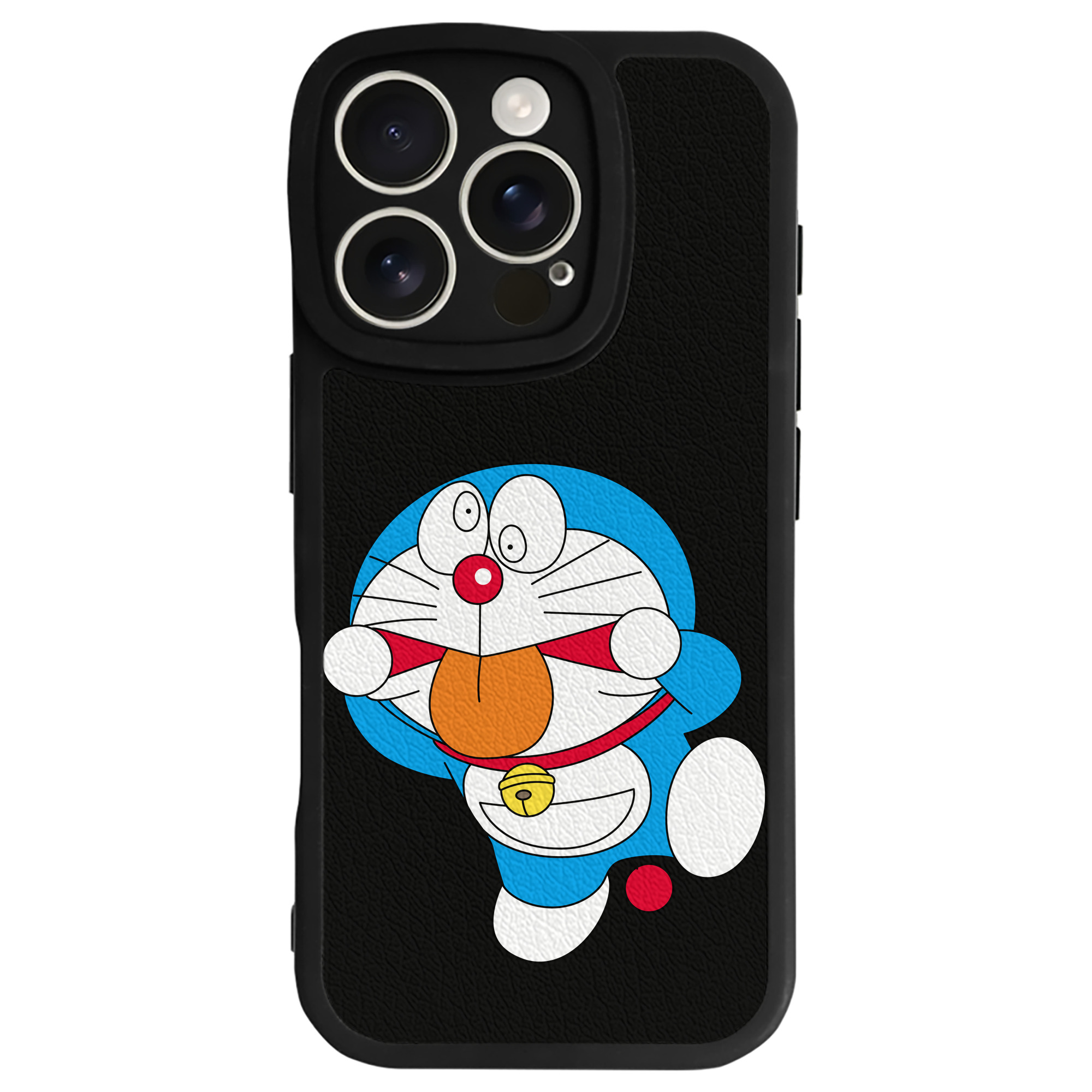 （画像用） ドラえもん Doraemon 【iPhone 16シリーズ対応】シリコンスマホケース（レザー調） 材質：シリコン